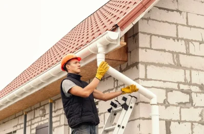 Pose et remplacement de gouttières à Caisnes